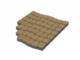  Тротуарная плитка Stellard Классико 60 мм Желтый: внешний вид