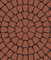  Тротуарная плитка Выбор Классико Б.1.КО.6 М 60 мм Красный: внешний вид