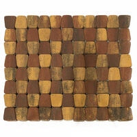  Тротуарная плитка Braer Классико круговая 60 мм, ColorMix Мальва: внешний вид